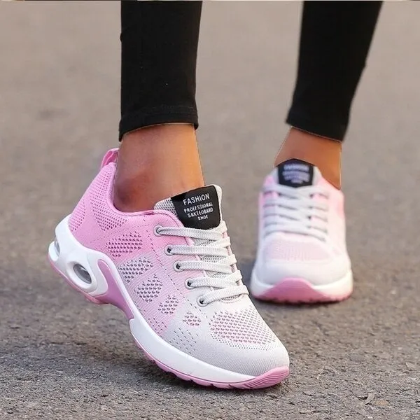 Women Running Shoes Breathable Mesh Outdoor Light Weight Sports Shoes Casual Walking Sneakers - WSA50030