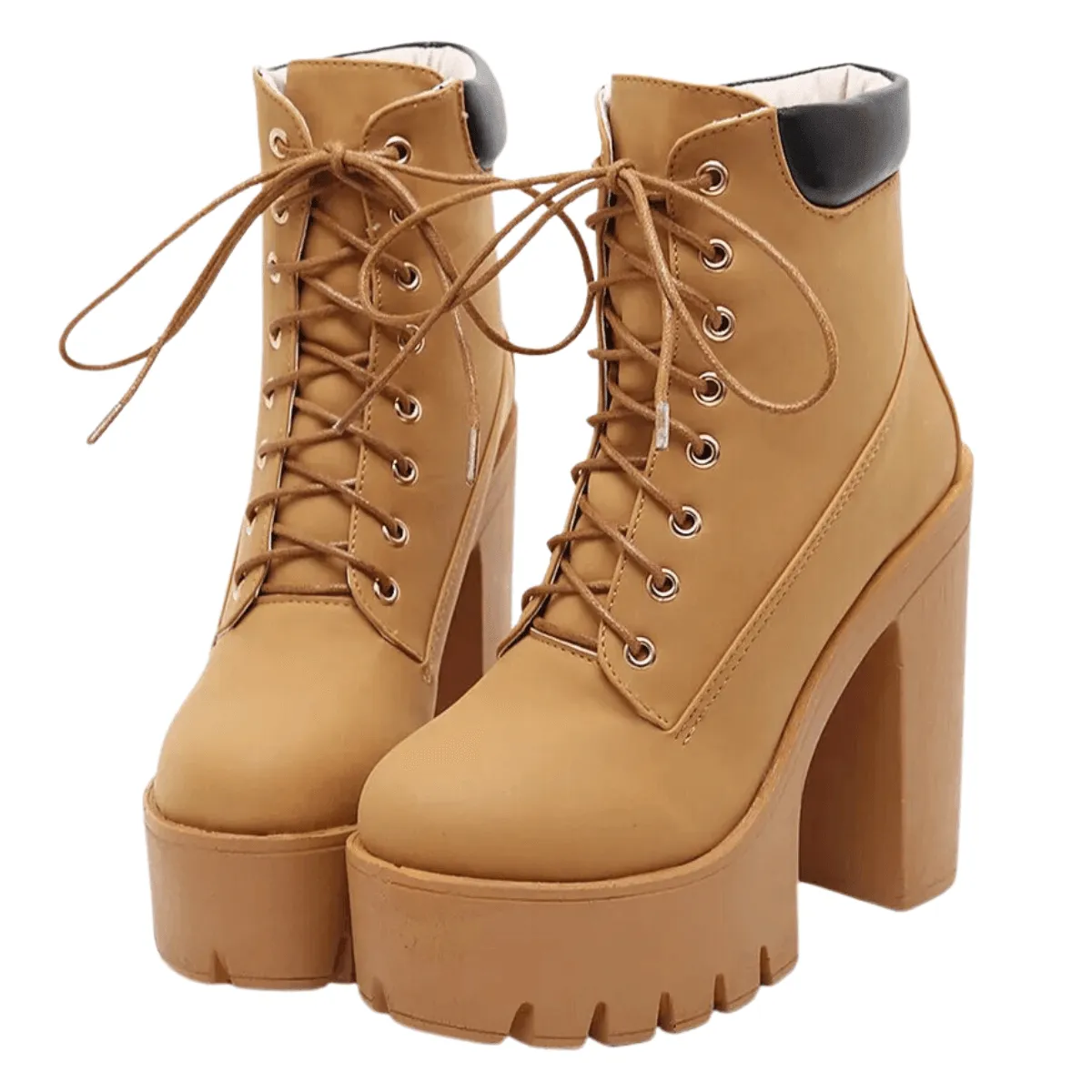 Women's Chunky Heeled Short Boots