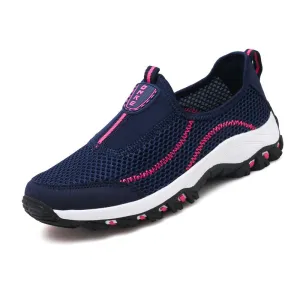 Women's hollowed-out  breathable platform leisure running sneakers