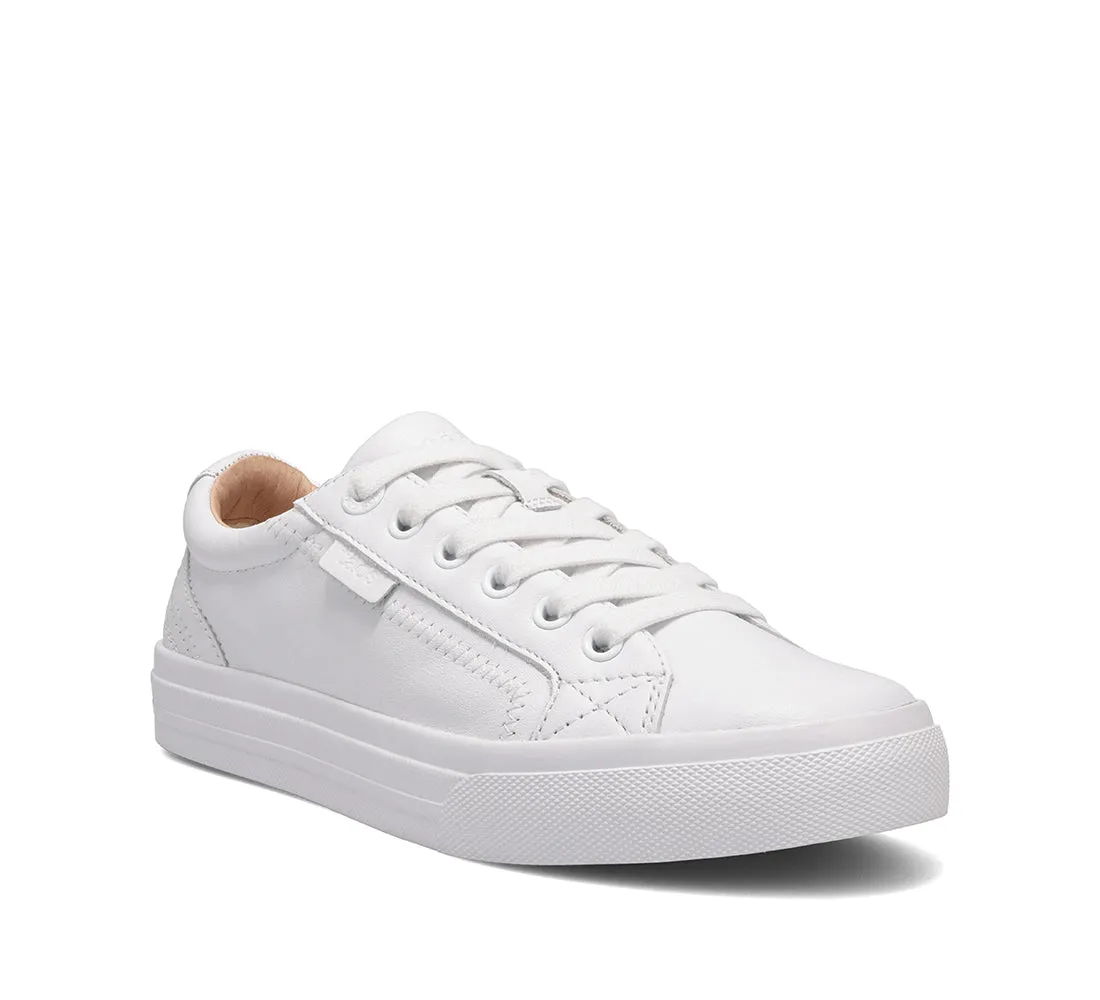 Women's Taos Plim Soul Lux Color: White Leather