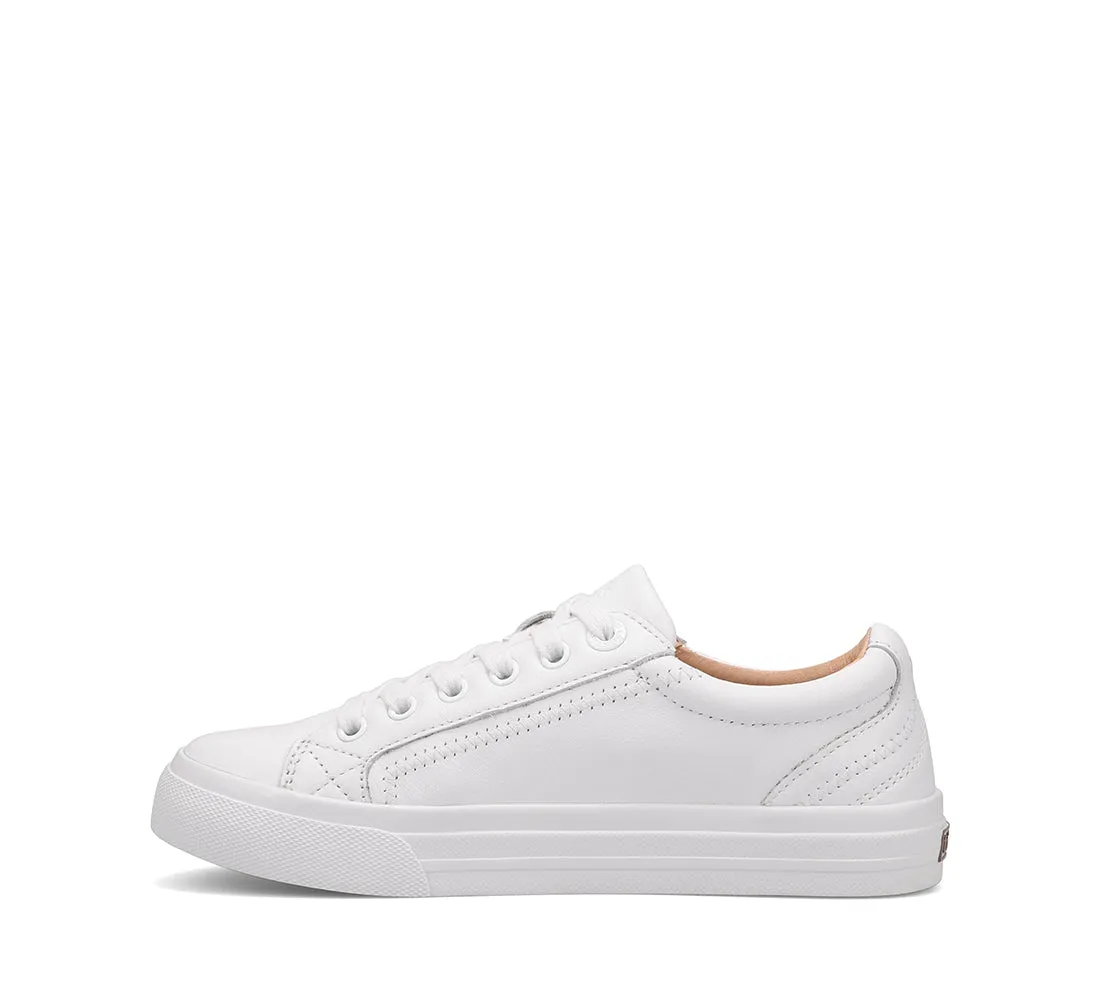 Women's Taos Plim Soul Lux Color: White Leather